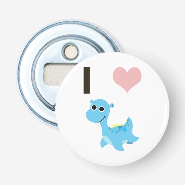 Abrebotellas I Heart Nessie (Anverso)