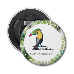 Abrebotellas Ilustracion acuático exótico de Toucan