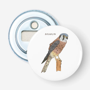 Abrebotellas Ilustracion americano de aves de Kestrel