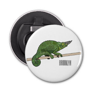 Abrebotellas Ilustracion chameleon personalizado de Jackson