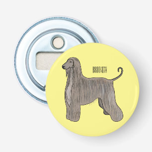 Abrebotellas Ilustración de dibujos animados de perro galgo afg