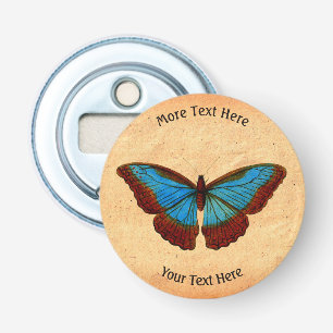 Abrebotellas Ilustracion de mariposa de época