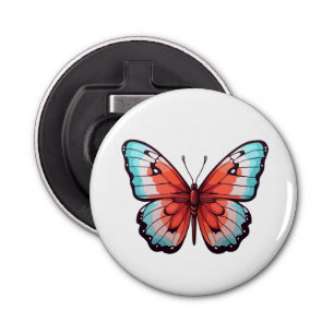 Abrebotellas ilustracion de mariposa personalizado