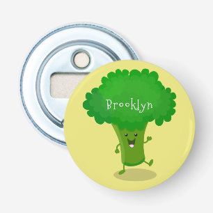 Abrebotellas Ilustracion de personalizado de brócoli de baile c