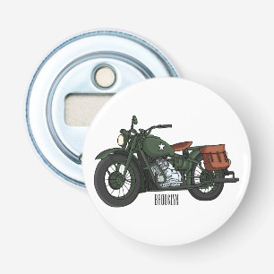 Abrebotellas Ilustracion de personalizado de motocicleta de cru