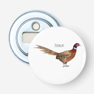 Abrebotellas Ilustracion de personalizado de pájaro de cuello a