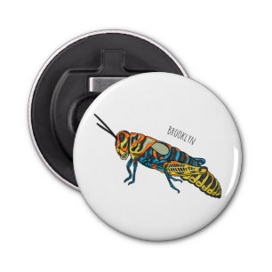 Abrebotellas Ilustracion de personalizado de saltamontes de bar