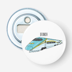 Abrebotellas Ilustracion de personalizado de trenes de alta vel