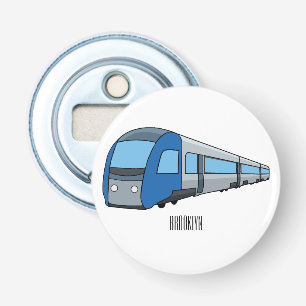 Abrebotellas Ilustracion de personalizado de trenes eléctricos