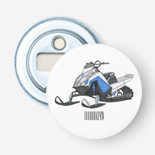 Abrebotellas Ilustracion de personalizado para motos de nieve