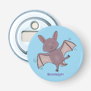 Abrebotellas Ilustracion de personalizado volador de bate de be
