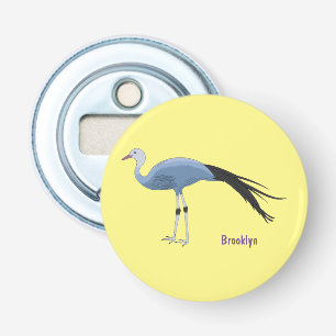 Abrebotellas Ilustracion del personalizado de las grúas azules