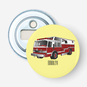 Abrebotellas Ilustracion del personalizado del motor de fuego