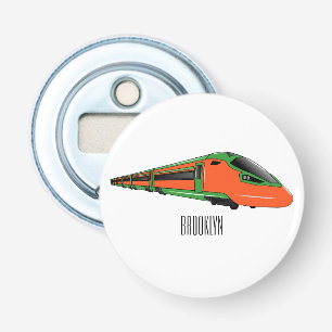 Abrebotellas Ilustracion del personalizado del tren de bala