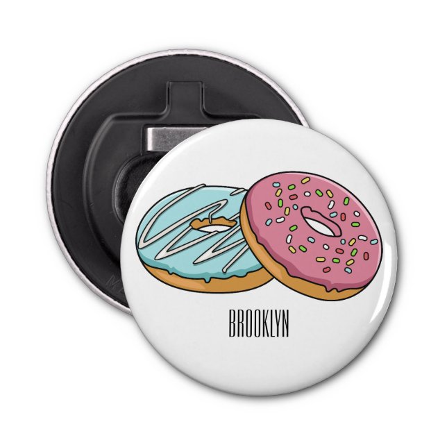 Abrebotellas Ilustracion Donut personalizado (Anverso)