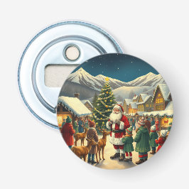 Abrebotellas Ilustracion navideño vintage