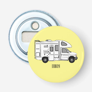 Abrebotellas Ilustracion personalizado de Campervan
