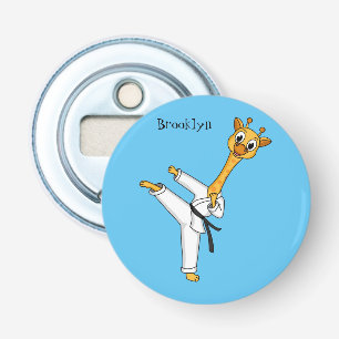 Abrebotellas Ilustracion personalizado de Kung Fu giraffe