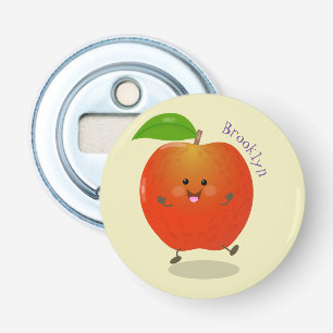 Abrebotellas Ilustracion personalizado de manzana bailando a la
