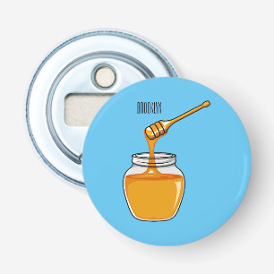 Abrebotellas Ilustracion personalizado de miel