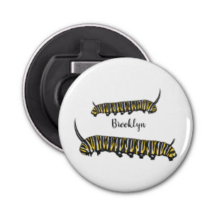 Abrebotellas Ilustracion personalizado de oruga monarca