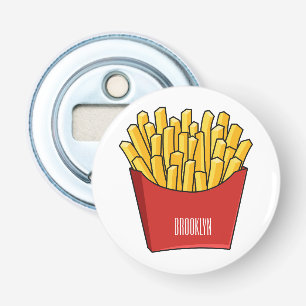 Abrebotellas Ilustracion personalizado de patatas fritas