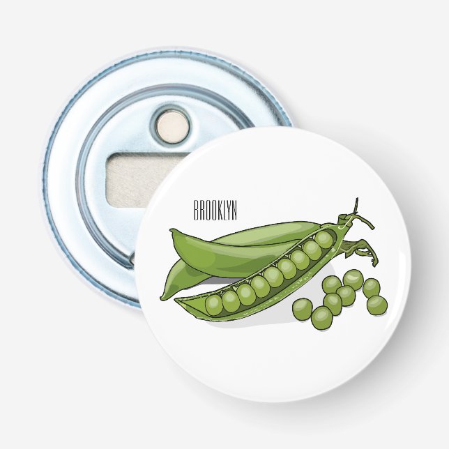 Abrebotellas Ilustracion personalizado de Pea (Anverso)