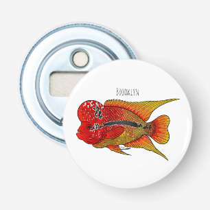 Abrebotellas Ilustracion personalizado de peces cíclicos de cue