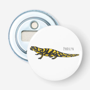 Abrebotellas Ilustracion personalizado de salamandra tigre