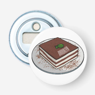 Abrebotellas Ilustracion personalizado de tarta de Tiramisu