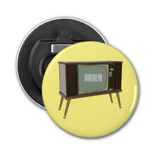 Abrebotellas Ilustracion personalizado de televisión