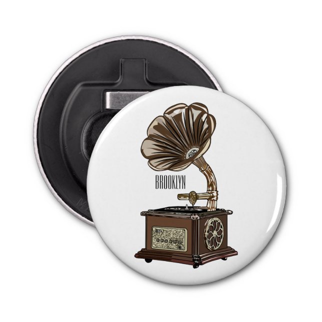 Abrebotellas Ilustracion personalizado girable (Anverso)