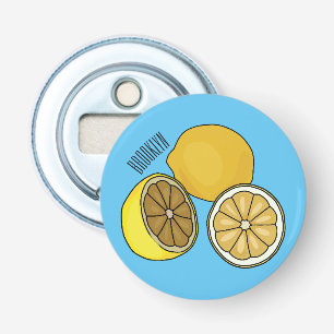 Abrebotellas Ilustracion personalizado limón