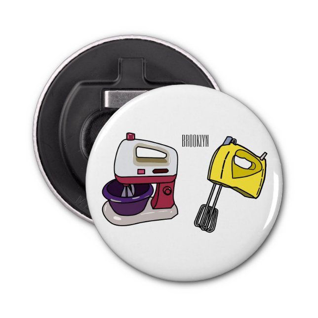 Abrebotellas Ilustracion personalizado mezclador (Anverso)