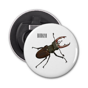 Abrebotellas Ilustracion Stag beetle personalizado