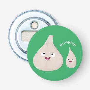 Abrebotellas Ilustracion vegetal de personalizado de ajo dulce