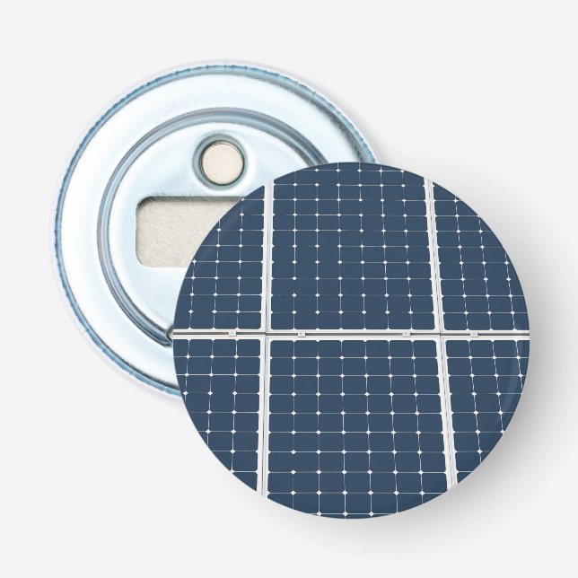 Abrebotellas Imagen divertida de un panel de energía solar (Anverso)