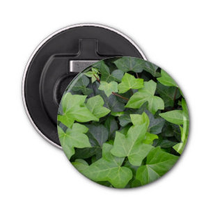 Abrebotellas Impresión botánica de marfil verde