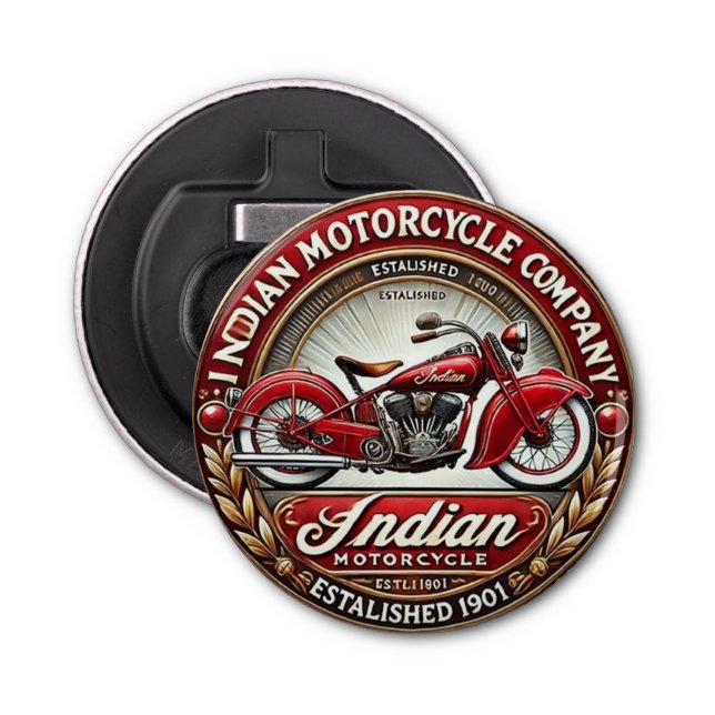 Abrebotellas Indian Motorcycle (Anverso)