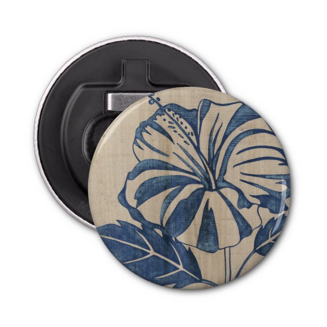 Abrebotellas Indigo hibiscus (Anverso)