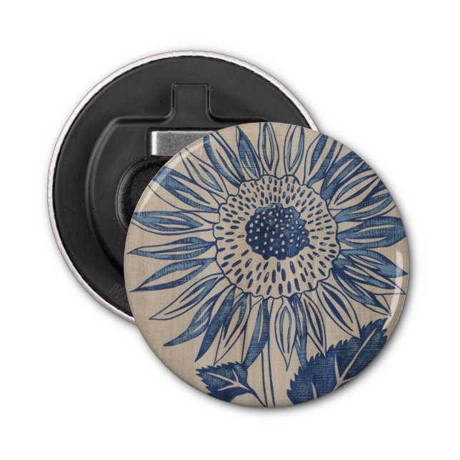Abrebotellas Indigo Sunflower (Anverso)