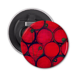 Abrebotellas Insignia de círculos textiles Botella Apertura