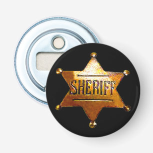 Abrebotellas Insignia del antiguo sheriff