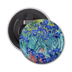 Abrebotellas Irises Vincent van Gogh