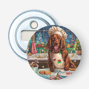 Abrebotellas Irish Setter Fiesta de Panadería Navideña: Navidad