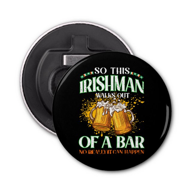 Abrebotellas Irishman Beer St. Patrick's Day (Anverso)