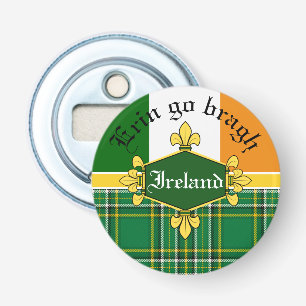 Abrebotellas Irlanda para siempre/Erin ir bragh/Irish flag/tart
