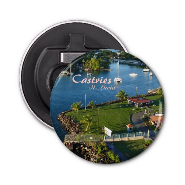 Abrebotellas Isla del Caribe Castries Santa Lucía (Anverso)