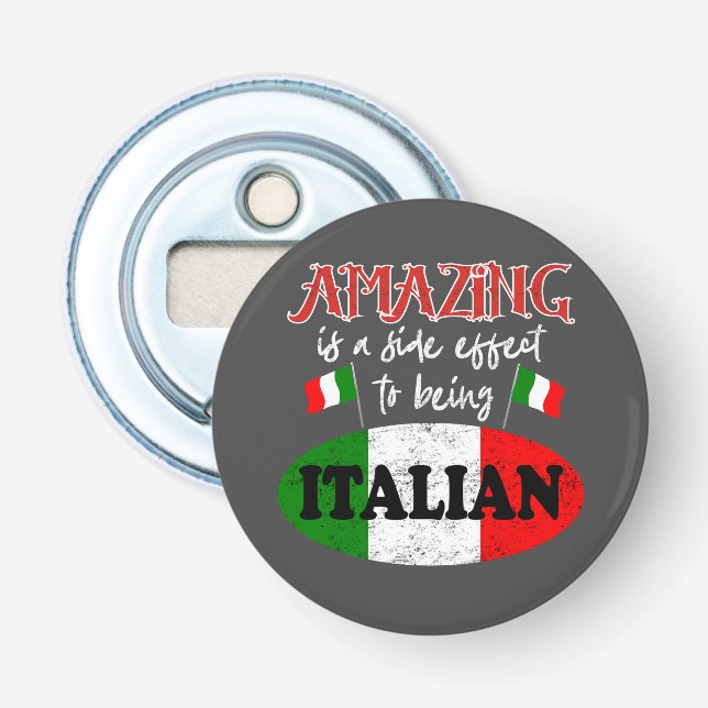 Abrebotellas Italia asombrosa Orgullo italiano gracioso humor s (Anverso)