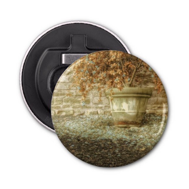 Abrebotellas Jardín de otoño rústico (Anverso)